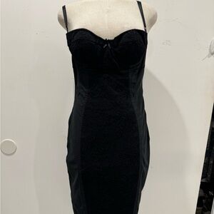 Dolce & Gabbana Black Midi  Dress